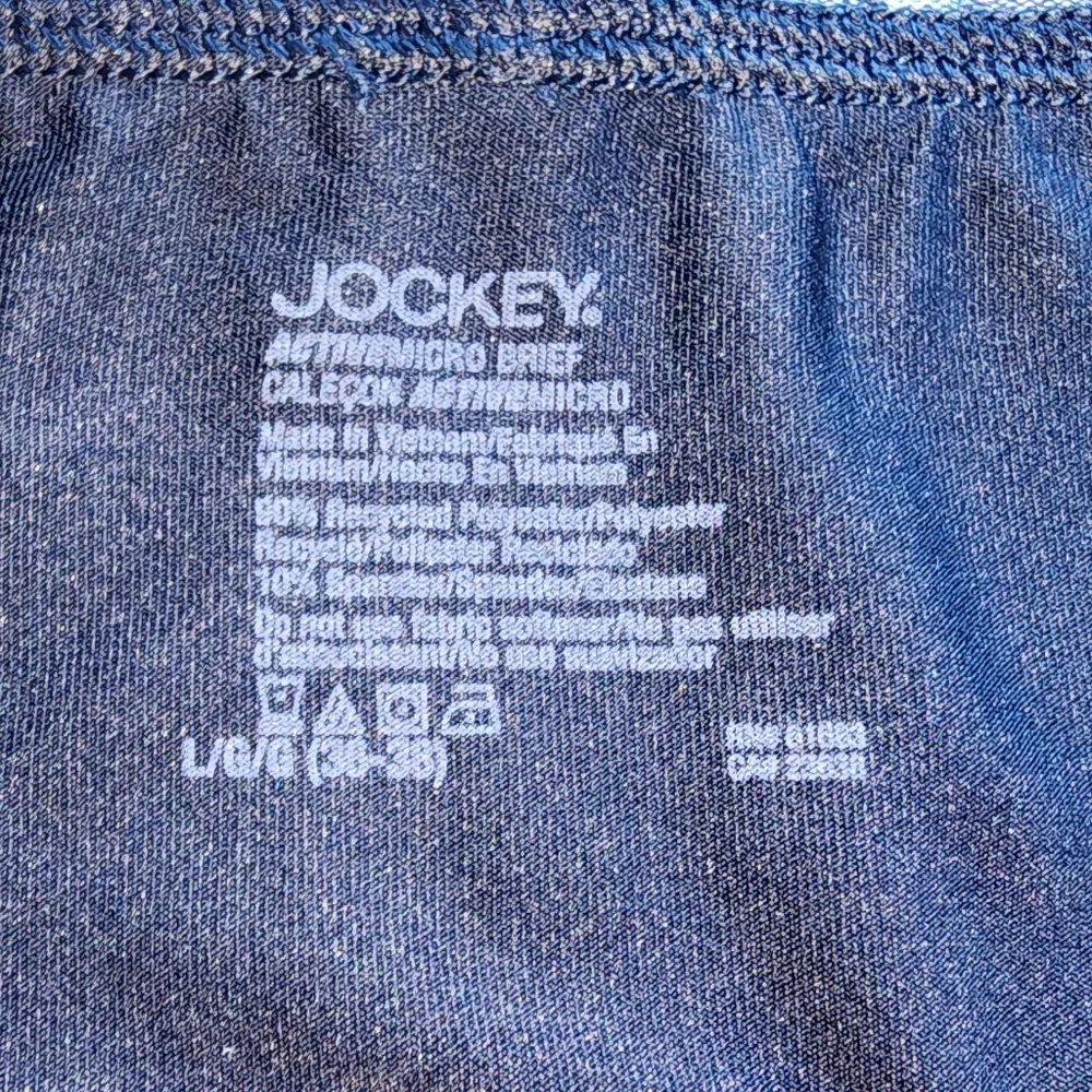 Jockey Black Briefs with Logo Waistband - Picture 3 of 5